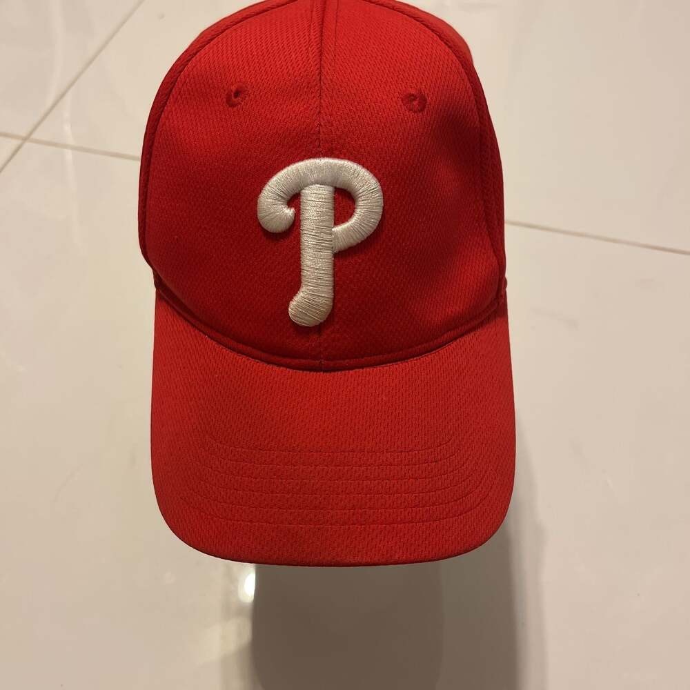 Red Philadelphia Phillies 'P' Logo Baseball Cap Hat